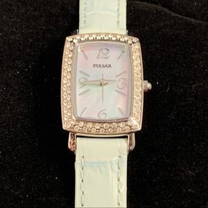 Ladies Pulsar Watch Swarovski Crystals